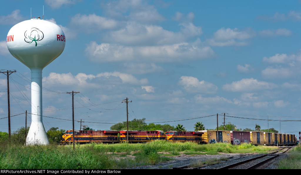 KCS Heading North on UPs Brownsville Sub